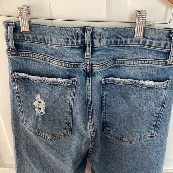 Agolde High Waisted Slim Fit Distressed Jeans - Picture 5 of 5